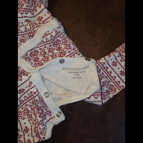 Burt's Bees Baby Footie Pajamas Bundle 0-3 Month - Picture 7 of 7